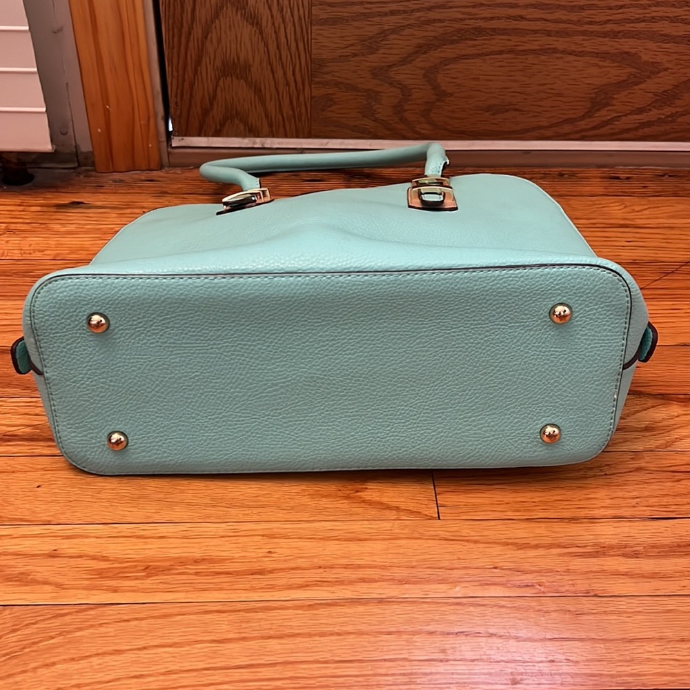 Charming Charlie Pretty Aqua Blue Shoulder Bag with Three compartments! ๐บ - Picture 3 of 10